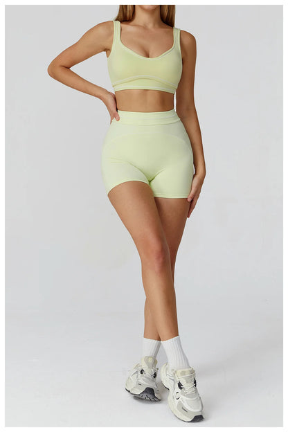 High Waist Yoga Shorts Women Breathable Sports Fitness Shorts Running Shorts Cycling Shorts Female Workout Gym Sports Shorts
