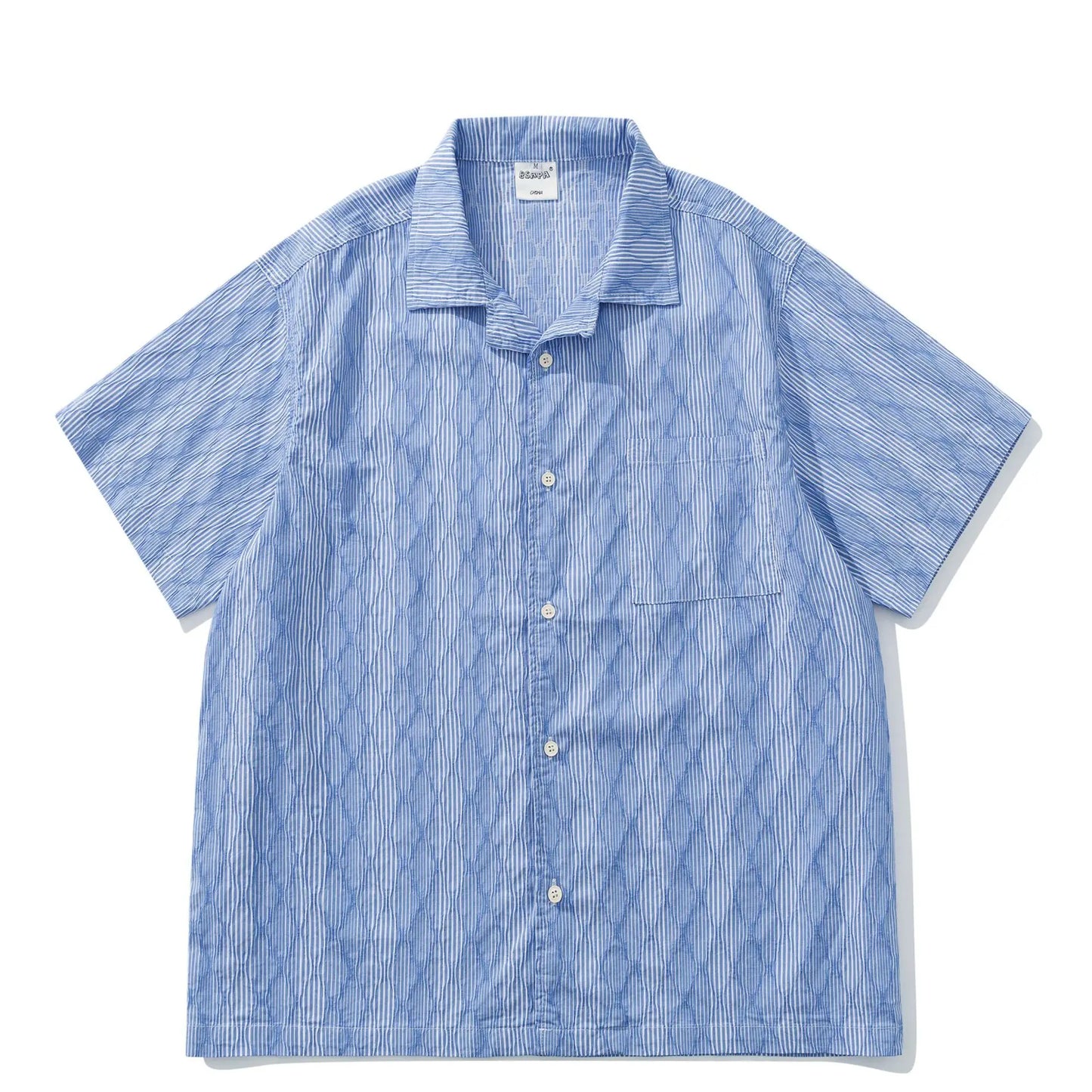 2026 Summer New Short Sleeved Shirts for Men and Women Loose Five Quarter Sleeved Workwear Shirts Outdoor Daily T-shirts
