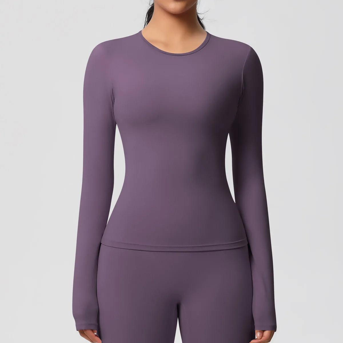SWELTERING Women Yoga T-shirts Sports Top Long Sleeve Gym Workout Running Shirts Exposed Navel Quick Dry Fitness Gym Sport Wear