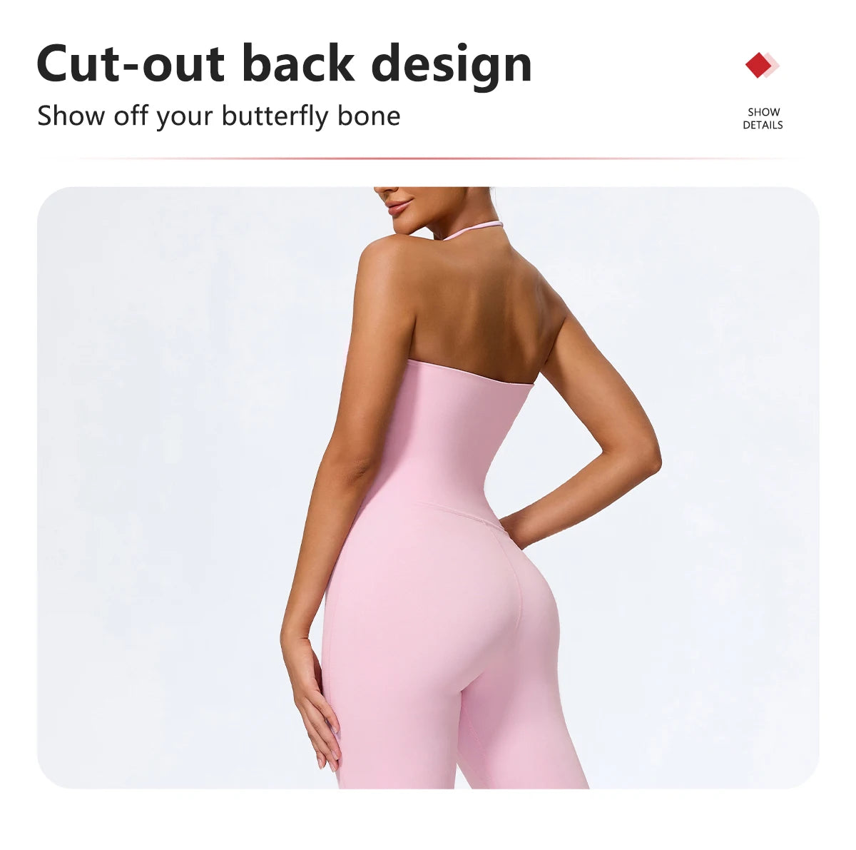 New Summer Women Sleeveless Hang Neck Jumpsuit Backless Flared Activewear Female Yoga Clothes Sport Outfit For Woman Overalls