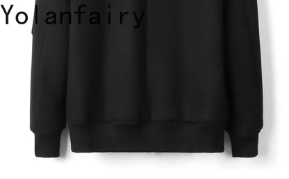 YOLANFAIRY 2025 Light Luxury 95% Wool 5% Cashmere Coats for Men Fashion Woolen Jacket Man Clothing Detachable Lapel Wool Coat