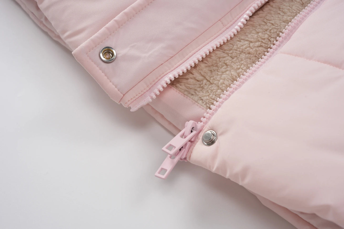 TACVASEN Womens Fleece Long Padding Winter Jacket Down Puffer Outwear with Removable Hood Waterproof Windproof Thicken Park Coat