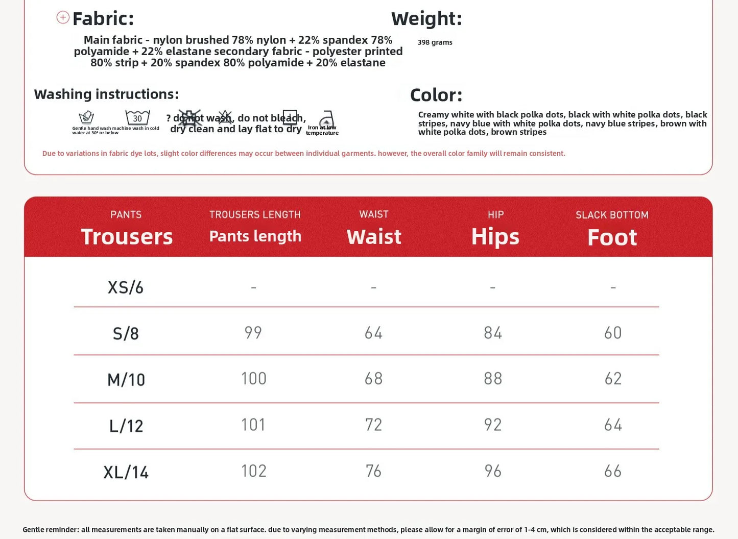 Custom LOGO women's sports trousers retro splicing polka dots folded waist fitness hip lift abdomen yoga trousers