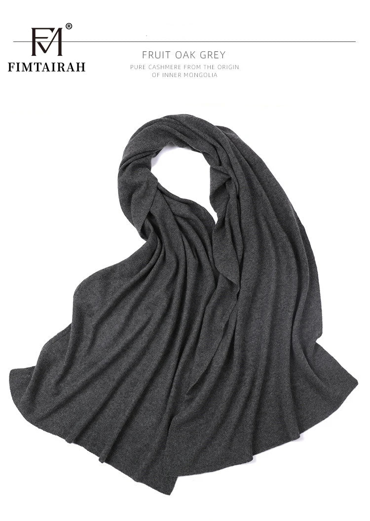 New 100% Pure Cashmere Scarf Women Knitted Winter Autumn Elegant and smart! 100% pure cashmere scarf for men and women