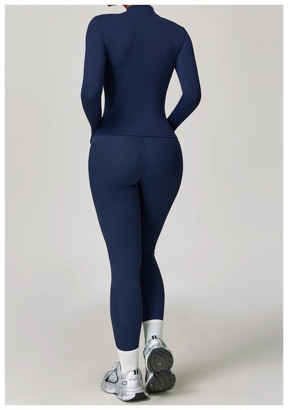 2/3PCS Yoga Suit Sports Set Gym Set Women Tracksuit Running Workout Clothes Long Sleeve Sports Bra Athletic Wear Yoga Clothing