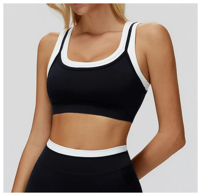 SWELTERING Women's Yoga Bra Breathable Fitness Vest Anti-Sweat Sports Underwear Female Gym Workout Crop Top Running Push Up Bra