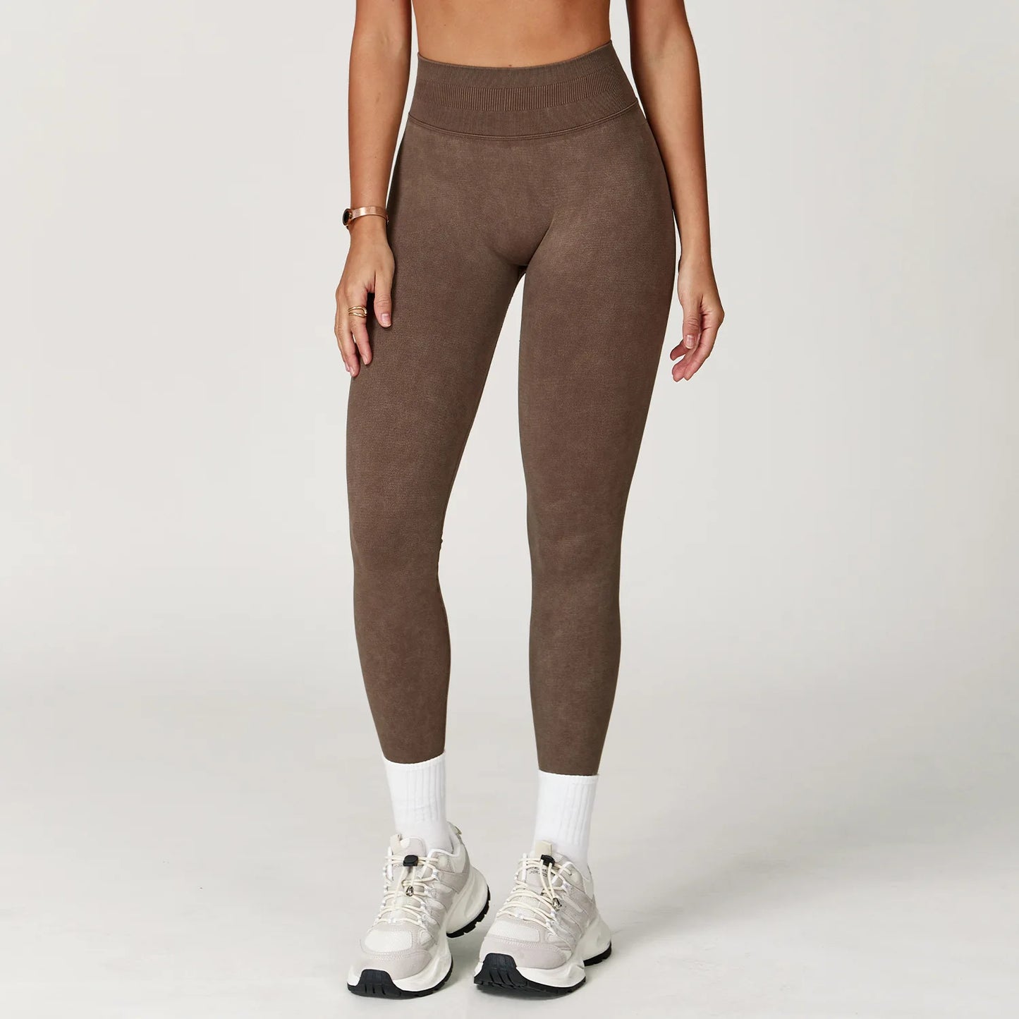 Custom LOGO Women's Seamless Sandblasting Yoga Pants High Waist Hip Lift Tight Running Sports Fitness Yoga Pants