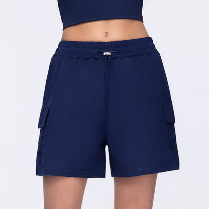 Women Shorts Pocket Sports Shorts For Women Cycling Jogging Fitness High Waist Push Up Gym Workout Shorts Women Yoga Clothing
