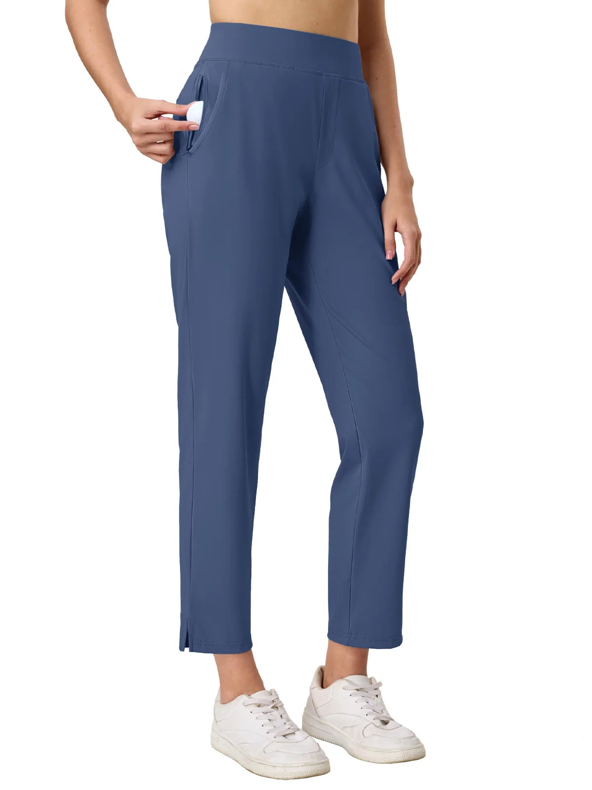TACVASEN UPF 50+ Golf Pants Women's Lightweight Quick Dry Stretch Pants High Waisted Work Athletic Casual Pants 5 Pockets