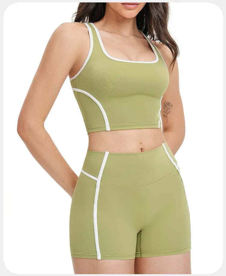 Women's Yoga Bra Gym Workout Top Shockproof Sports Underwear Female Yoga Bra Quick Dry Crop Top Running Fitness Bra Yoga Clothes