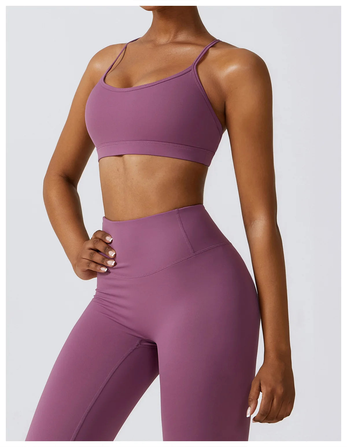 Women 2/3pcs Workout Outfits Yoga Sets Sportswear Gym Workout Clothing Tracksuit High Waist Leggings and Stretch Sports Bra