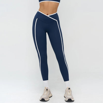 Women High Waist Workout Gym Leggings Yoga Trousers Breathable Sports Pants Female Running Cycling Tights Fitness Yoga Pants