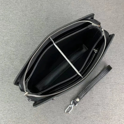 Authentic crocodile belly leather password lock handbag real crocodile leather men's business wrist bag card bag