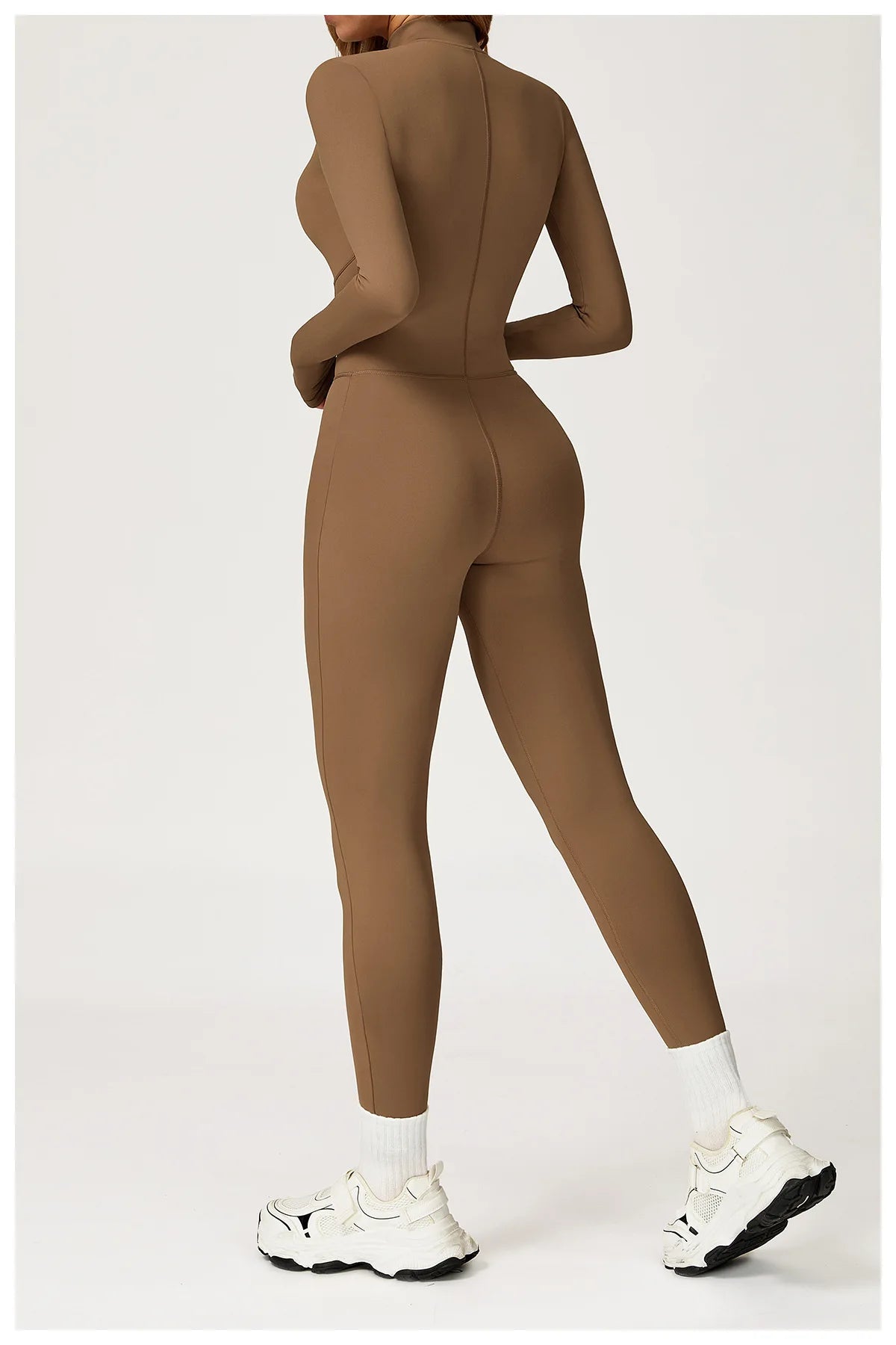 Winter Autumn Yoga Jumpsuit Women's One-piece Suit Sportswear Women Gym Rompers Long-sleeved Warm Overalls High Elastic Bodysuit