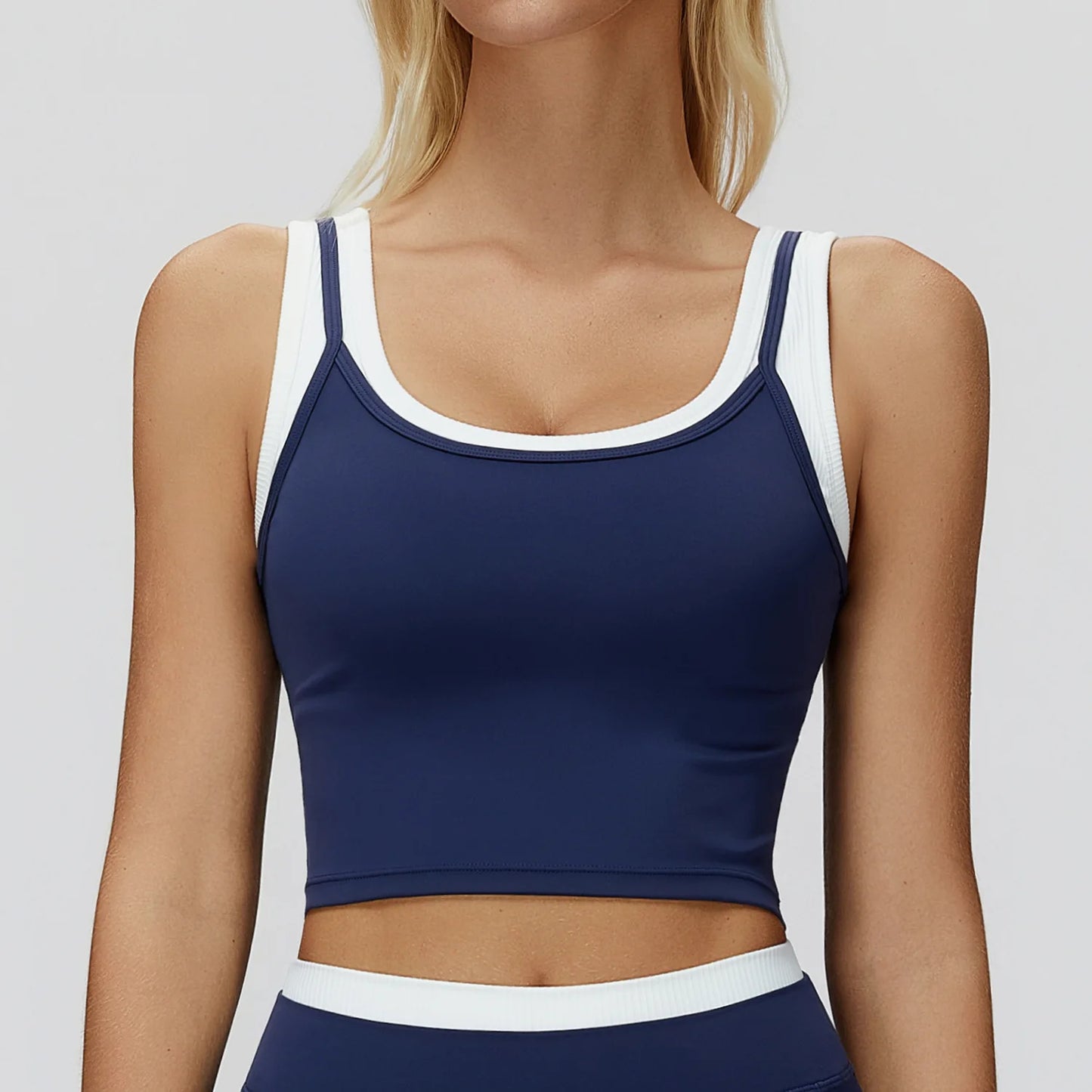 Thread Yoga Vest Women's Shockproof Gym Fitness Sports Underwear Sexy Breathable Yoga Bra Female Workout Yoga Vest Sports Bras