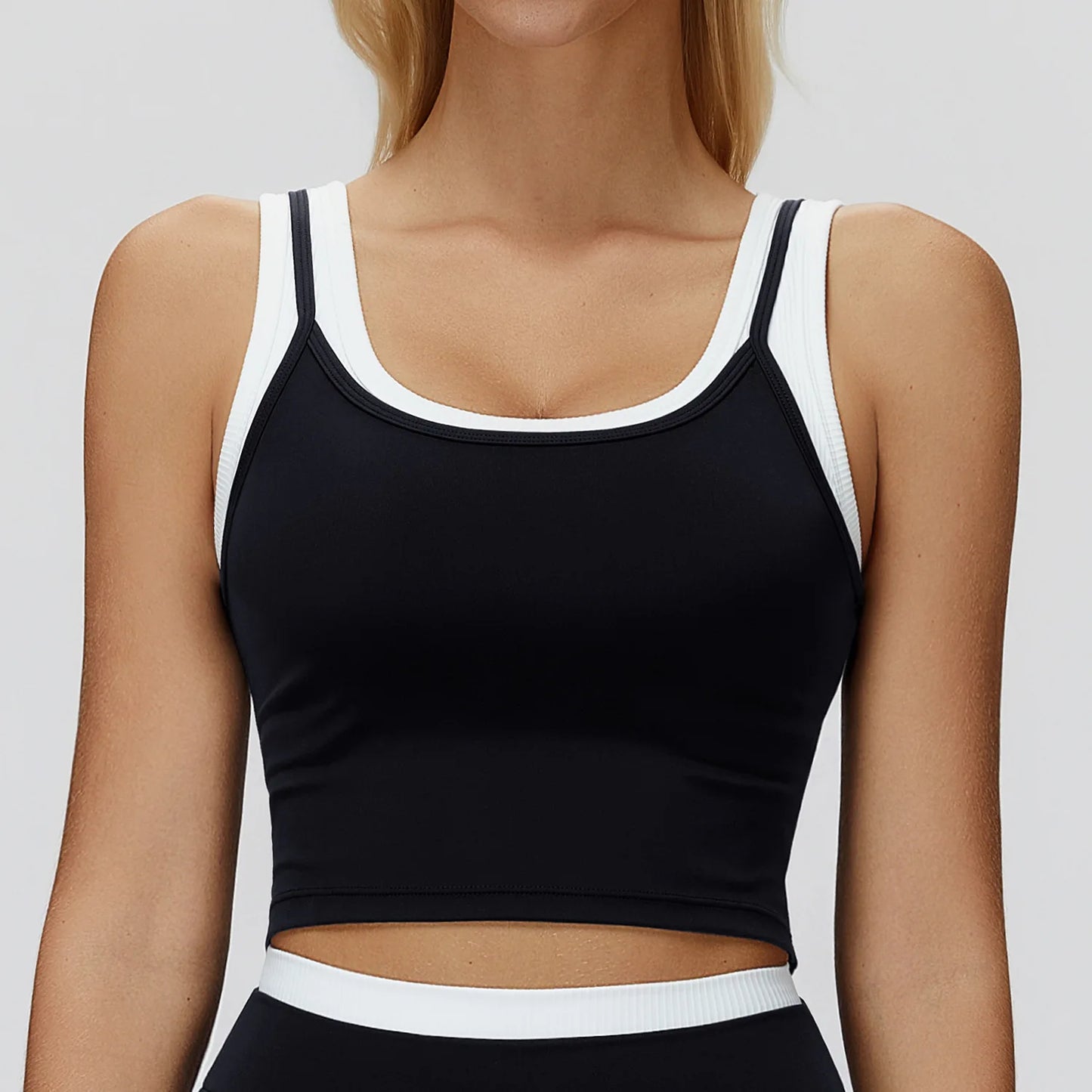 Thread Yoga Vest Women's Shockproof Gym Fitness Sports Underwear Sexy Breathable Yoga Bra Female Workout Yoga Vest Sports Bras