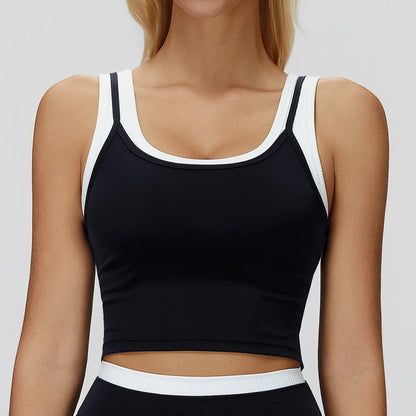 Thread Yoga Vest Women's Shockproof Gym Fitness Sports Underwear Sexy Breathable Yoga Bra Female Workout Yoga Vest Sports Bras