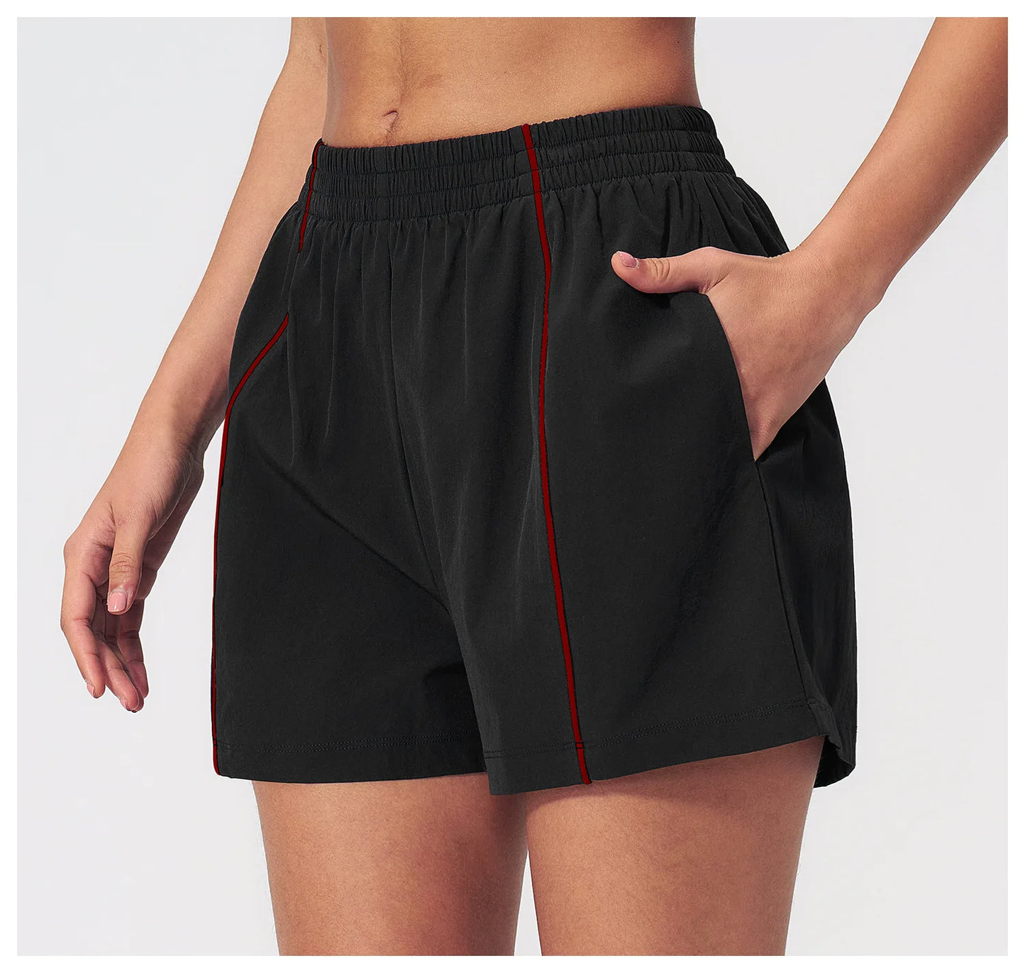 Summer Buttock Lift Gym Sweatpants For Women Loose Comfy Pocket Sport Pants Casual Outdoor Running Workout Yoga Shorts Female