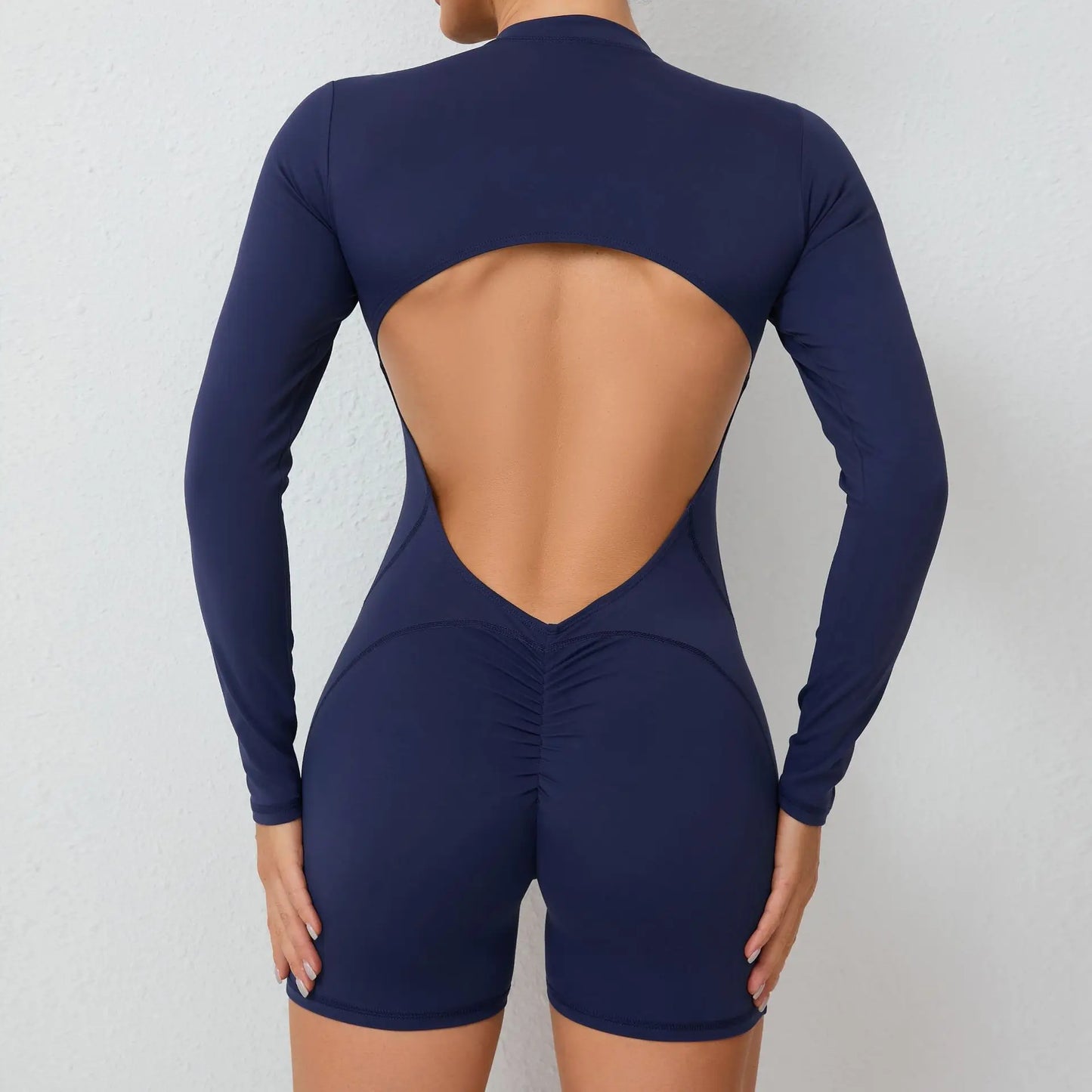 Yoga Jumpsuit Long Sleeved Sports Wear Gym Fitness Jumpsuit Sports Bodysuits Women Set Dance Running Workout Clothes Yoga Suit