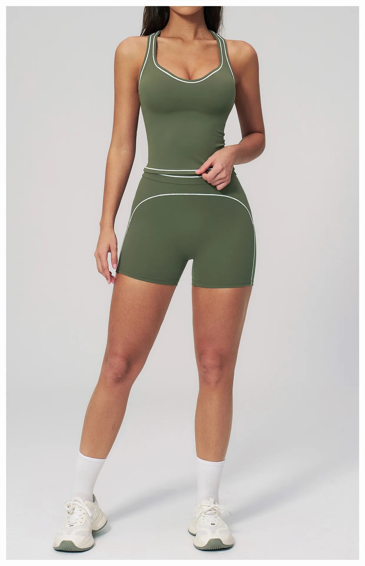Sports Gym Fitness Vest with Chest Pad Women Color Contrast Shockproof Yoga Bras Female Workout Sports Underwear Yoga Clothes