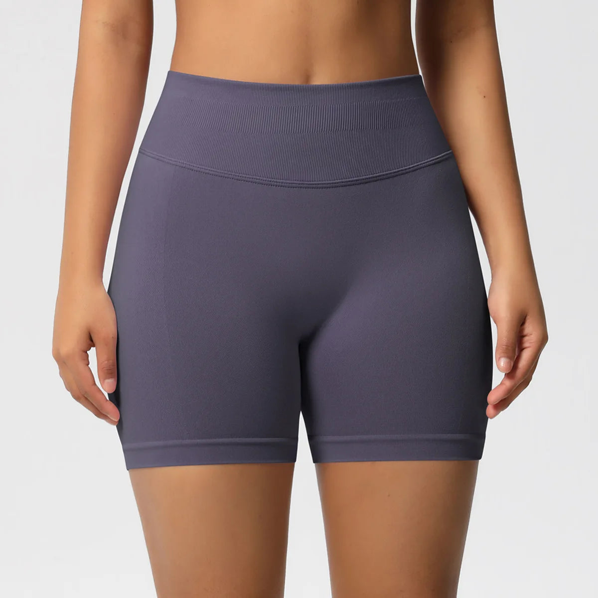 Custom LOGO women's  28-color XS-2XL seamless fitness yoga shorts high waist hip lift sports tight quick-drying shorts