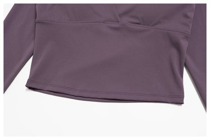 2PCS Yoga Set Women Tracksuits Workout Outfits Sportswear Gym Clothing Female Fitness Long Sleeve High Waist Leggings Yoga Suit