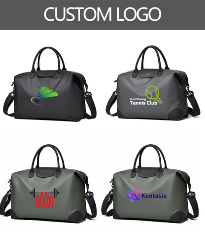 Customized Travel Bag Logo Luggage Bag Handheld Lightweight Men's Business Travel Storage Bag Yoga Fitness Bag Printed Name