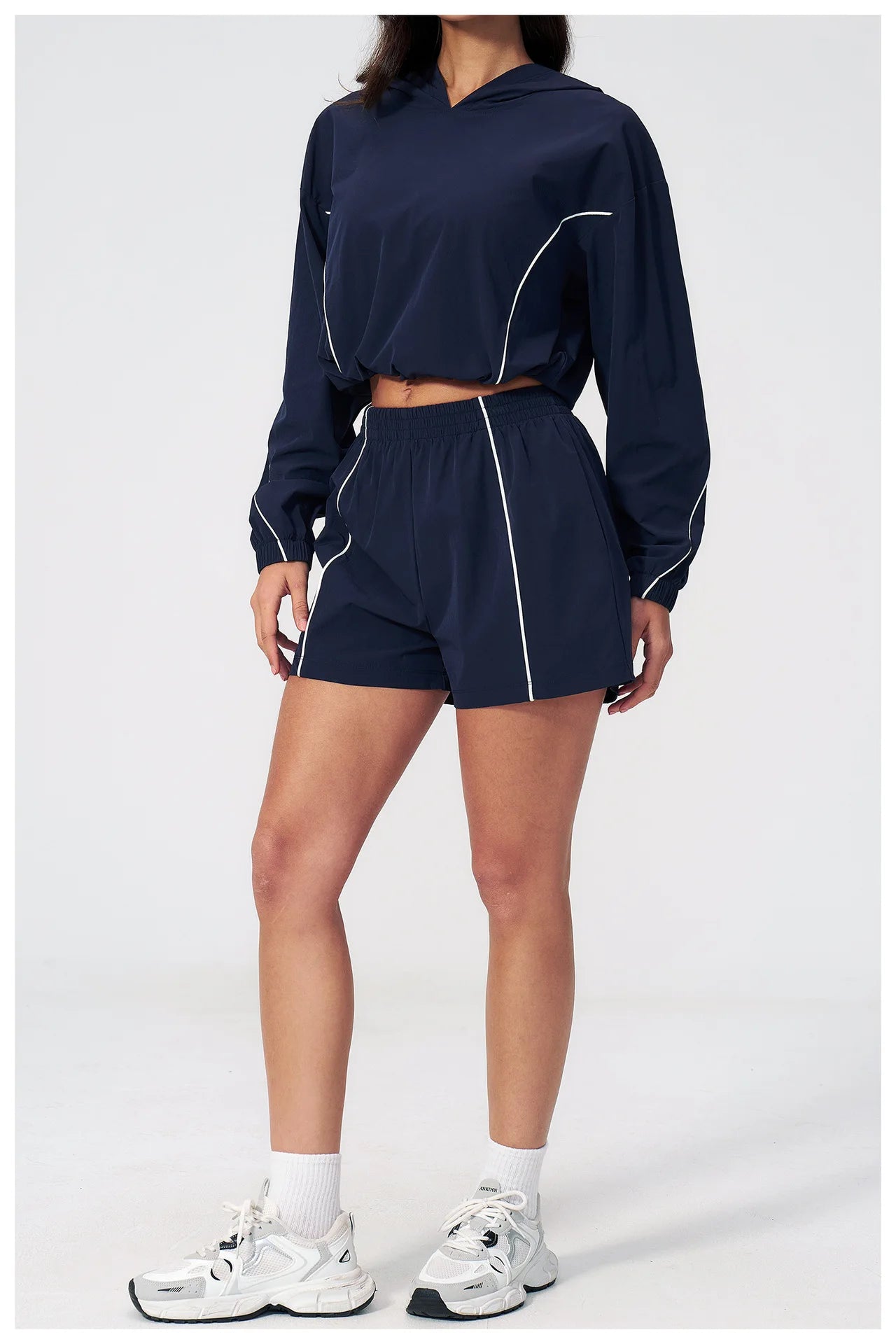 Yoga Set For Women Tracksuit Summer Sun Protection Set Yoga Long Sleeved Running Set Outdoor Sportswear For Women Athletic Wear
