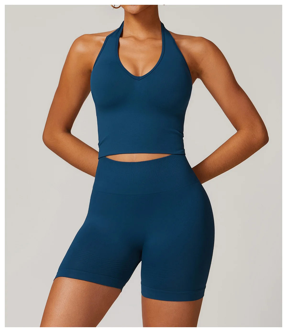 Sexy Seamless Sports Bras Halter Yoga Bra Women Fitness Gym Top Shockproof Running Workout Fast Dry Underwear Female Yoga Vest