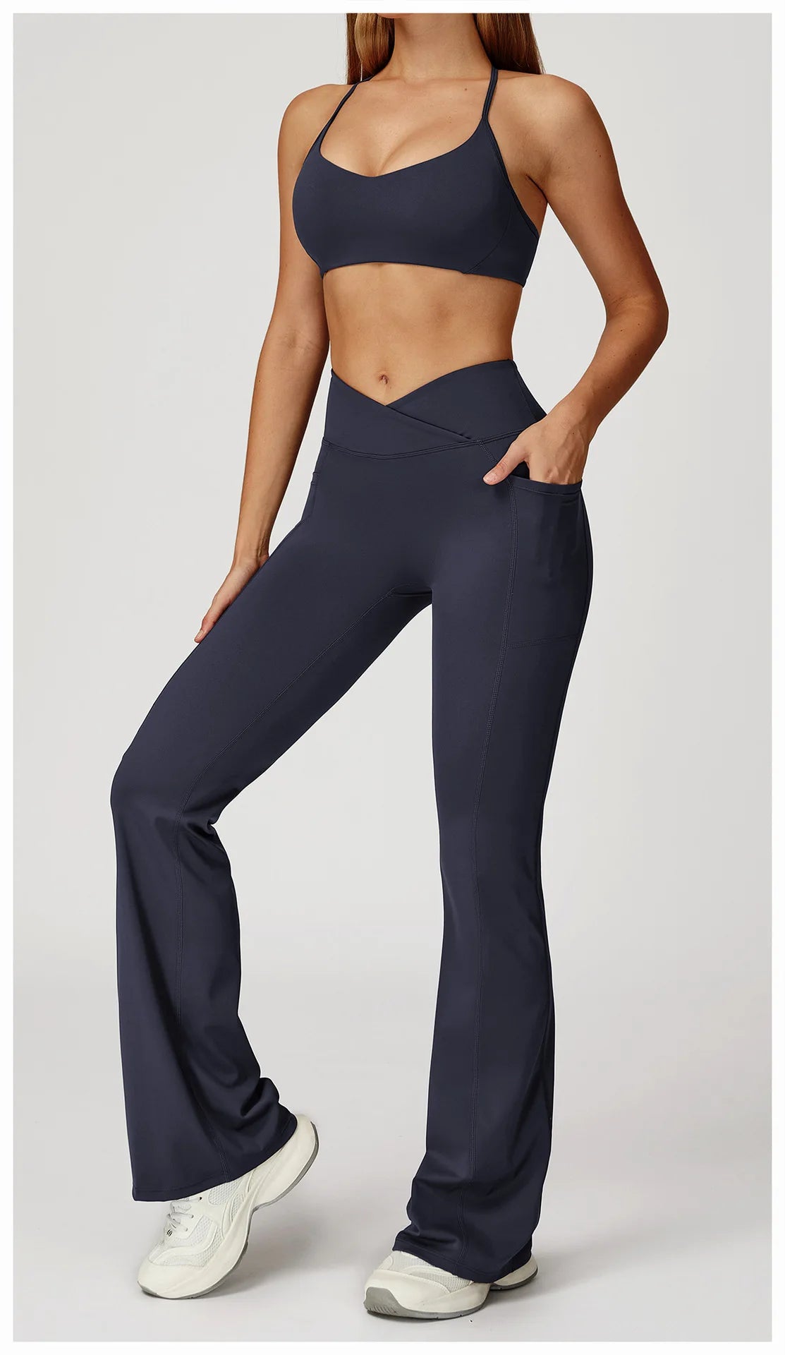 Women Sportswear Yoga Set 2PCS Sport Suit Gym Workout Clothes Women's Tracksuits Fitness Gym Vest High Waist Sports Leggings