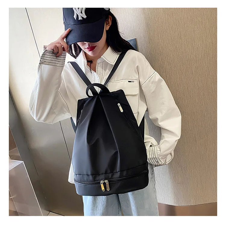 Customized Dry Wet Separation Fitness Bag Printed Logo Swimming Bag Waterproof Travel Sports Bag Printed Photo Name