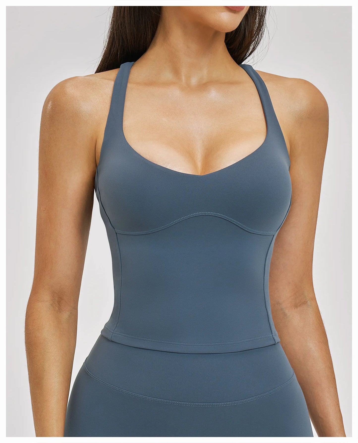 Shockproof Sports Vest Women Gym Fitness Top Sleeveless Yoga Clothes Female Training Sports Underwear Workout Vest Yoga Bras