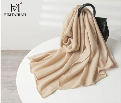 New 100% Pure Cashmere Scarf Women Knitted Winter Autumn Elegant and smart! 100% pure cashmere scarf for men and women