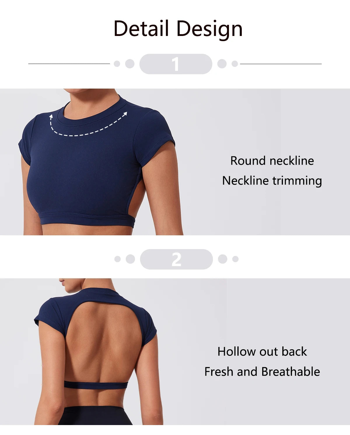 Summer Sports Short TOP Women Fitness shirts Yoga Wear Female Gym Training Suit Crop Top Women beautiful Back Tops T-Shirt