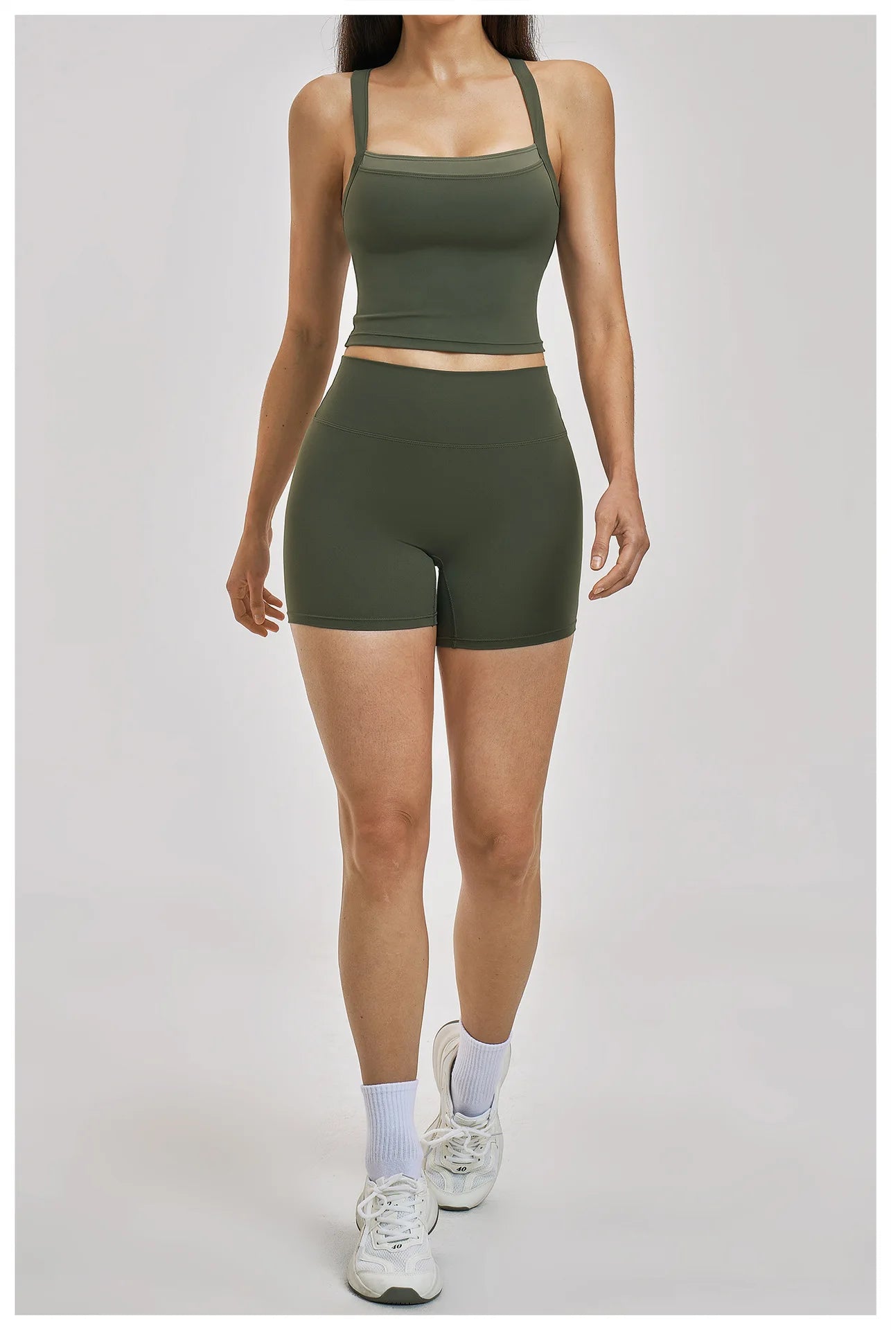 Women Gym Tracksuit Yoga Suit Sports Outfits High Waist Leggings Workout Clothes Female Fitness Running Suit Push Up Sportswear
