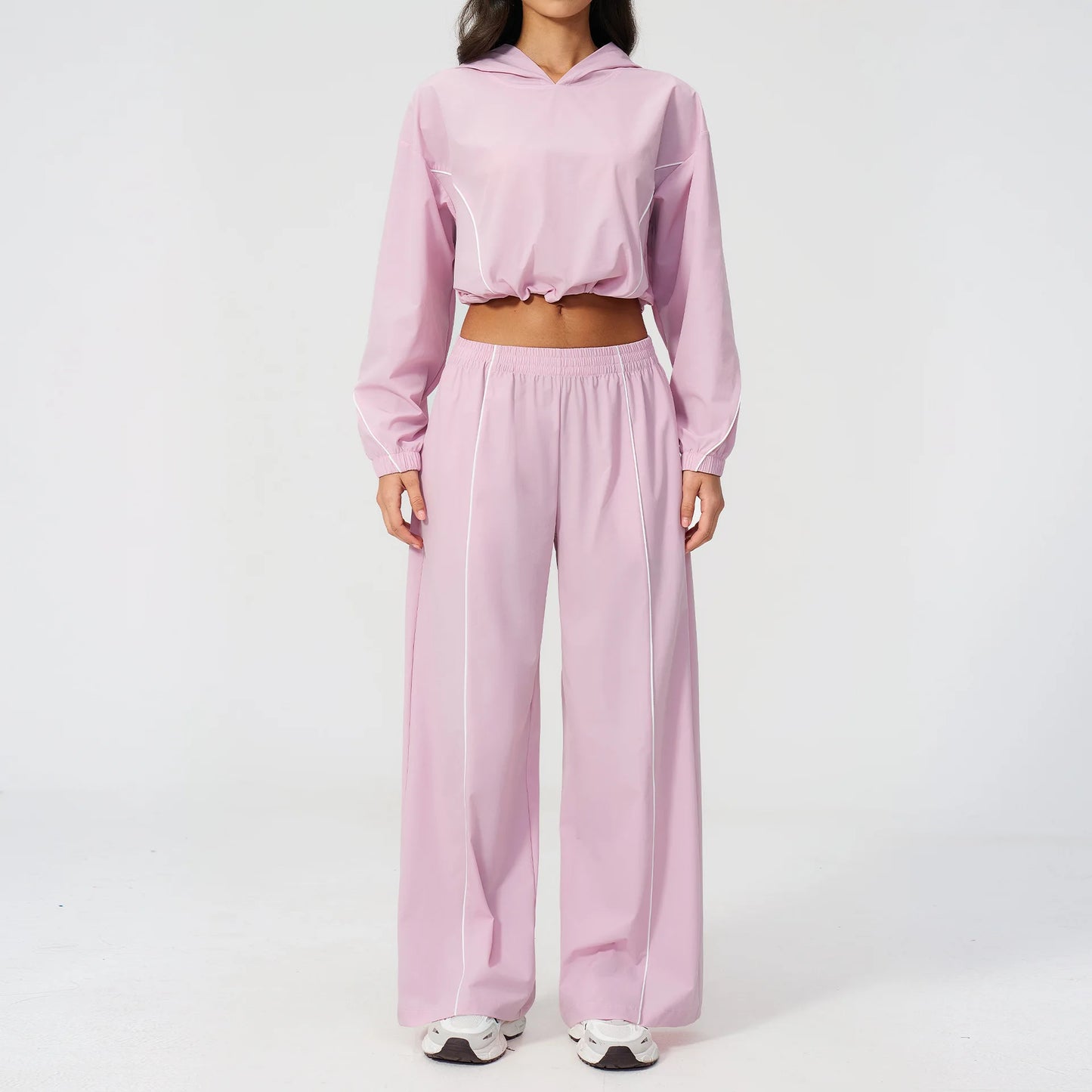 Yoga Set For Women Tracksuit Summer Sun Protection Set Yoga Long Sleeved Running Set Outdoor Sportswear For Women Athletic Wear