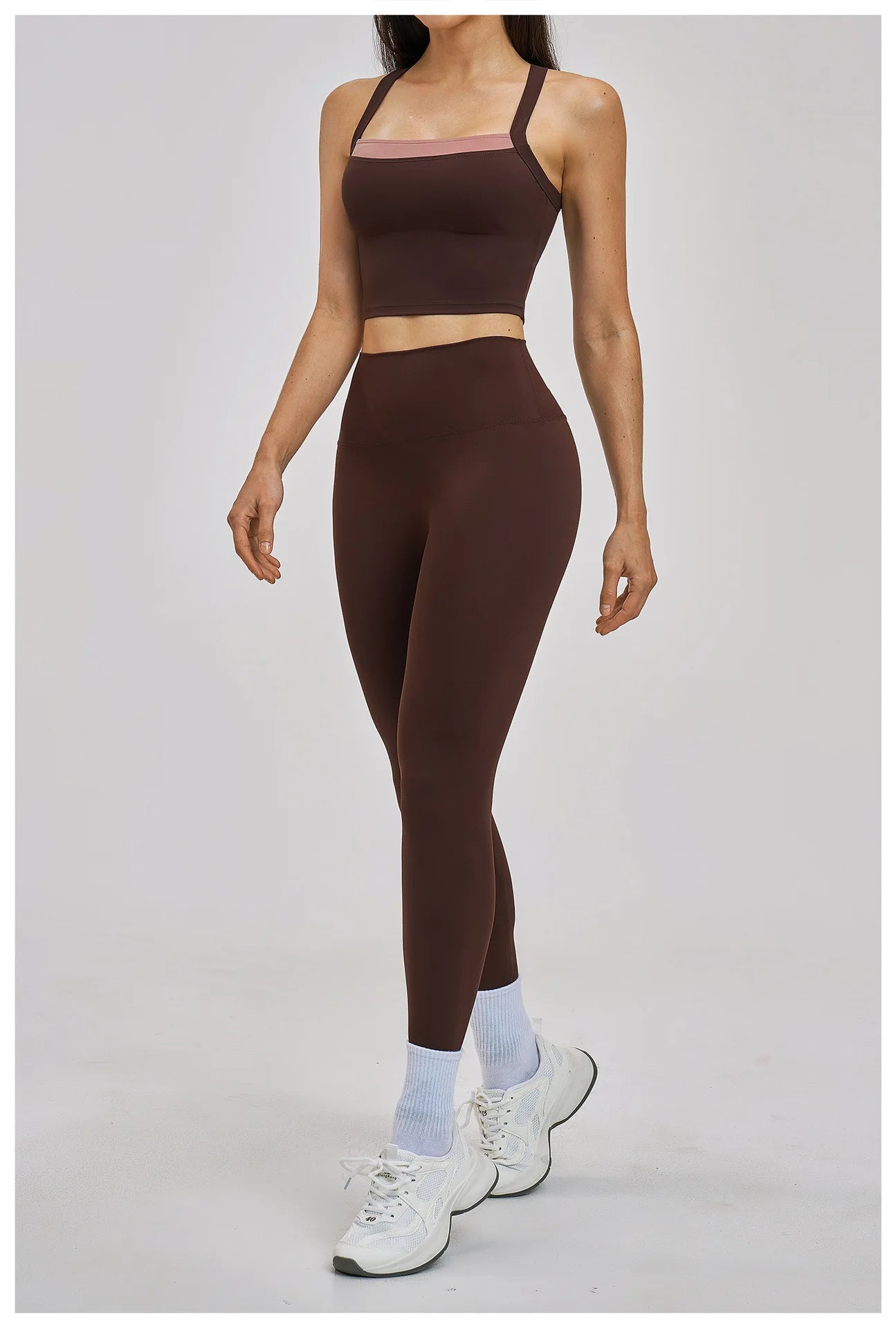 Women Gym Tracksuit Yoga Suit Sports Outfits High Waist Leggings Workout Clothes Female Fitness Running Suit Push Up Sportswear