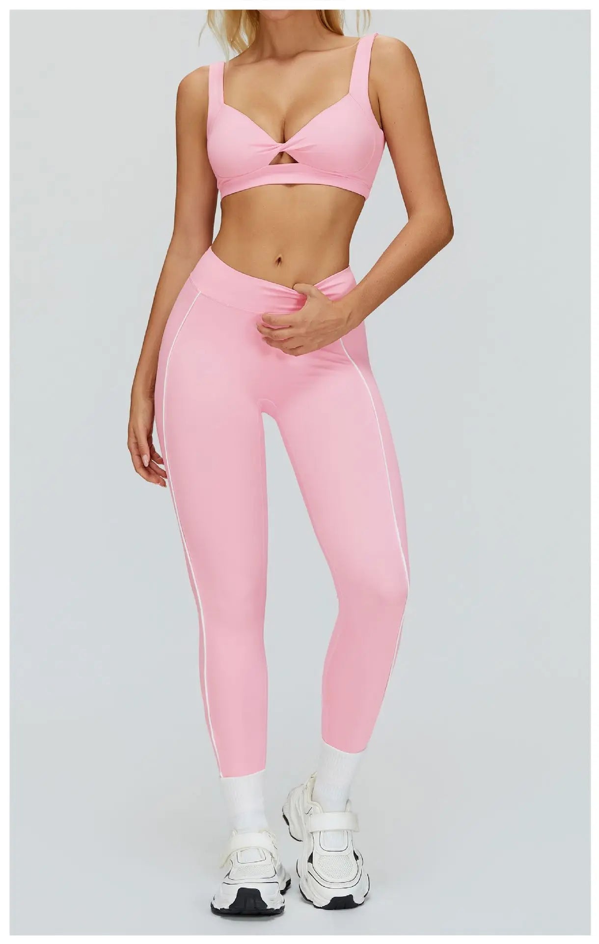 Women Yoga Leggings High Waist Gym Fitness Pants Stretch Sports Pants Female Push Up Workout Trousers Solid Color Tights Running