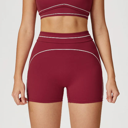 High Waist Yoga Shorts Women Breathable Sports Fitness Shorts Running Shorts Cycling Shorts Female Workout Gym Sports Shorts