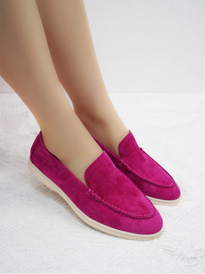 Luxury leather, designer women's loafers, women's flat walking shoes, women's comfortable casual shoes, summer shoes, casual 44