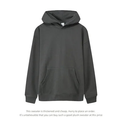 530GSM 100% Cotton French Terry High-end Heavy Weight New Fashion Pullover Winter Hoodies Pants Casual Thick Jogger Tracksuit