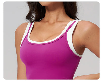 Thread Yoga Vest Women's Shockproof Gym Fitness Sports Underwear Sexy Breathable Yoga Bra Female Workout Yoga Vest Sports Bras