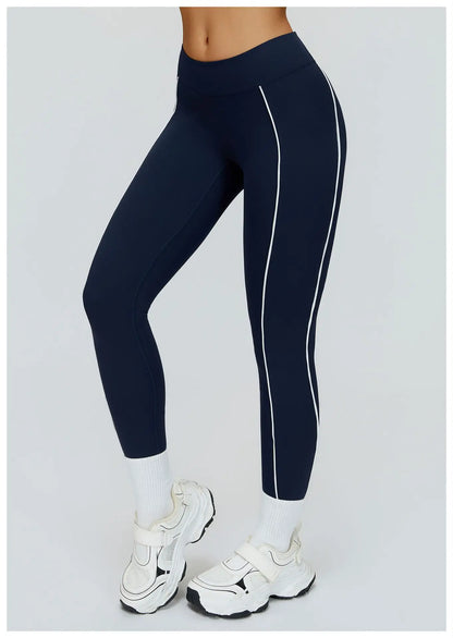 Women Yoga Leggings High Waist Gym Fitness Pants Stretch Sports Pants Female Push Up Workout Trousers Solid Color Tights Running