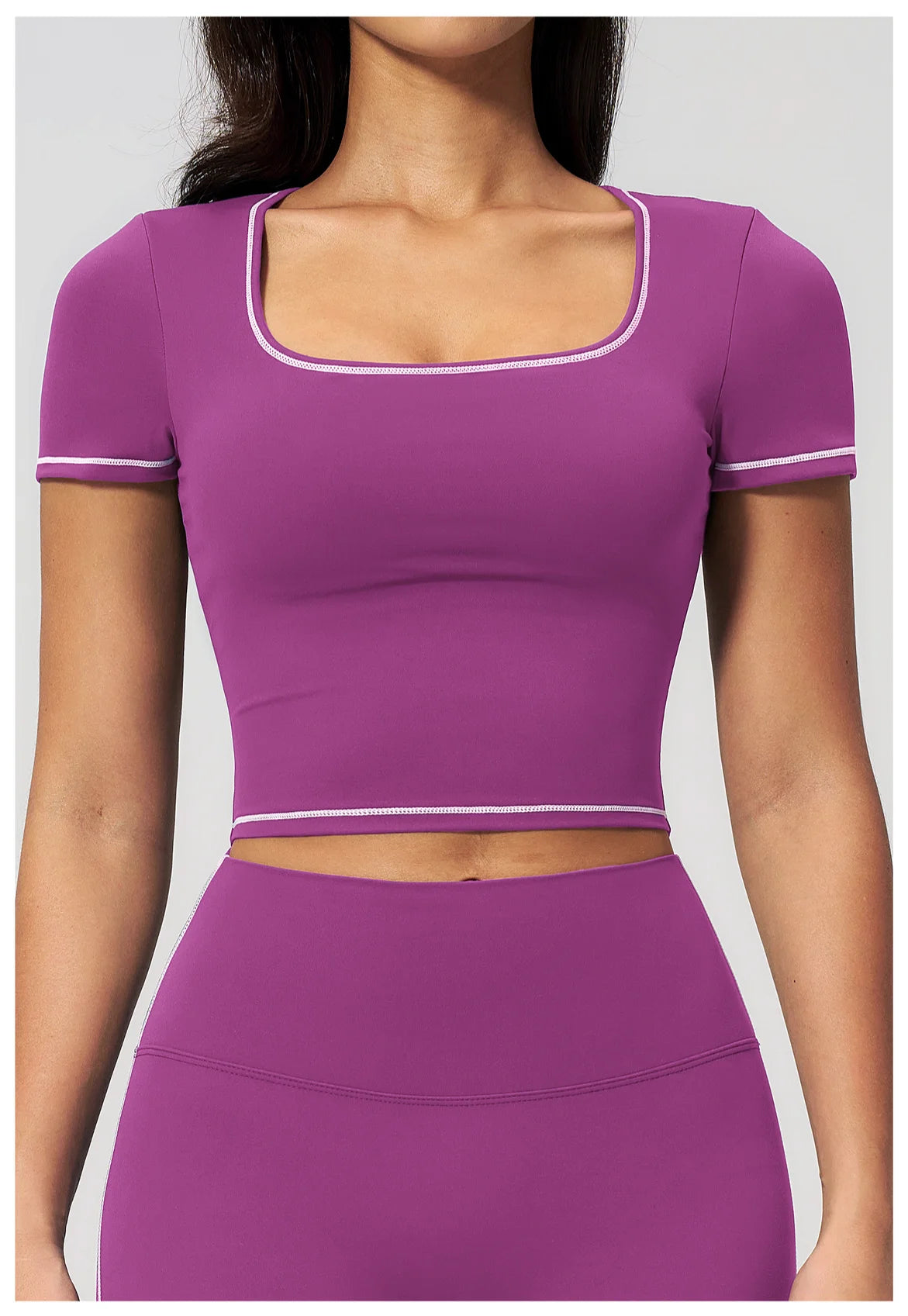 Yoga Shirts Women Sports T-Shirts Fitness Yoga Short Sleeve Gym Workout Top Running Active Shirts Female Push Up Sports T-shirts