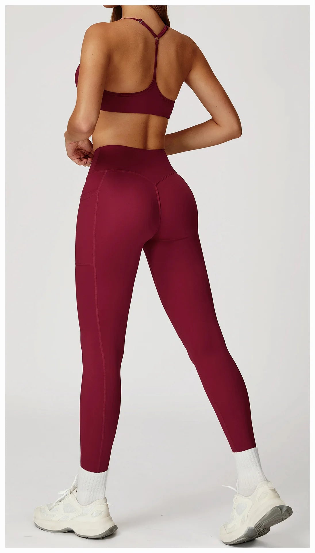 Women Sportswear Yoga Set 2PCS Sport Suit Gym Workout Clothes Women's Tracksuits Fitness Gym Vest High Waist Sports Leggings