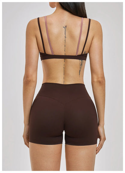 Women Sexy Sports Bra Shockproof Workout Underwear Yoga Bra Gym Push Up Lingerie Female Yoga Fitness Crop Top Sports Underwear