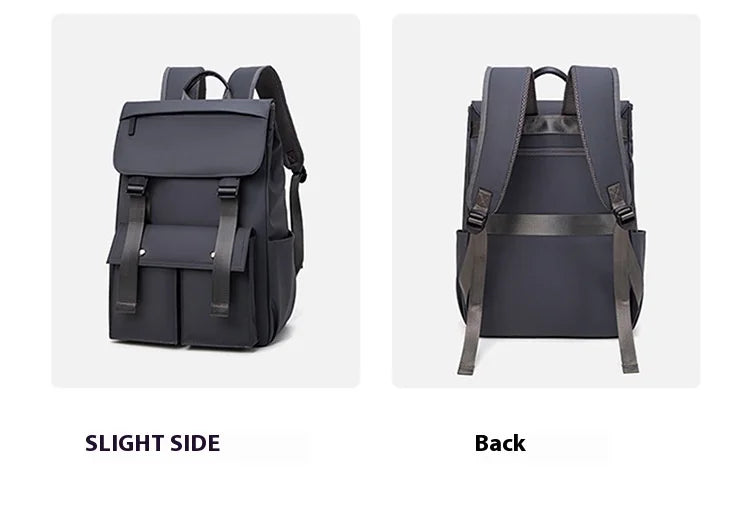 Multi-functional Fashion Men‘s Backpack For 15.6 inch Laptop Light Weight Bag Water-Repellent Material Large Capacity School Bag