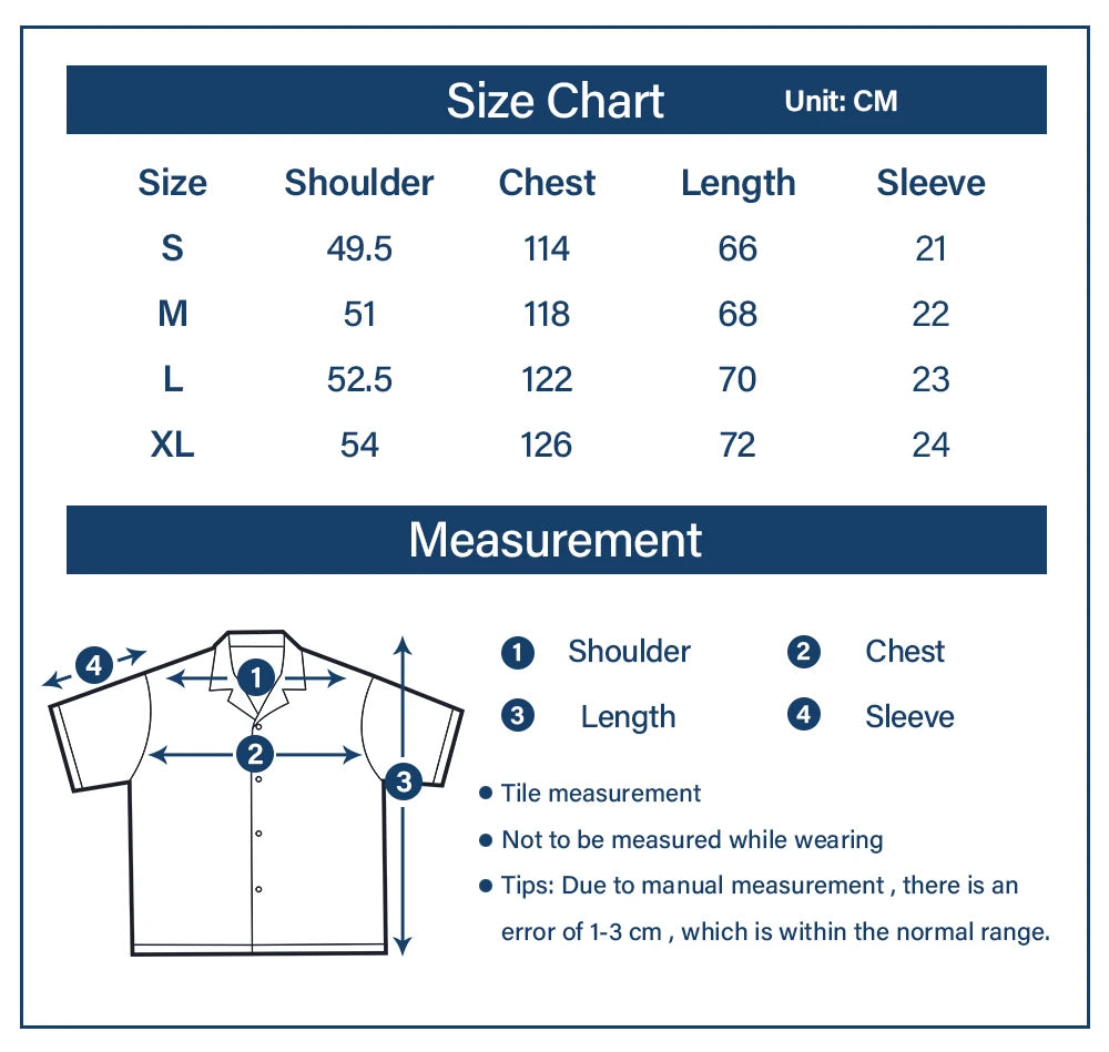 Vintage Indigo Print Shirt Men Summer New Blue Dyed Cuban Lapel Short Sleeve Single Breasted Shirt Cotton Casual Cardigan Tops