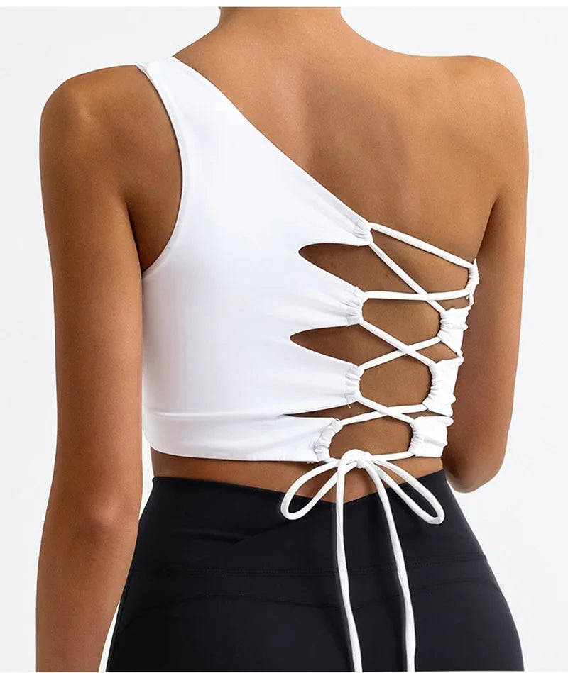 Cloud Hide Girls Sexy Back Sports Bra Gym Fitness Underwear for Women Yoga Crop Top Running Vest Workout Gym Shirt Sportswear