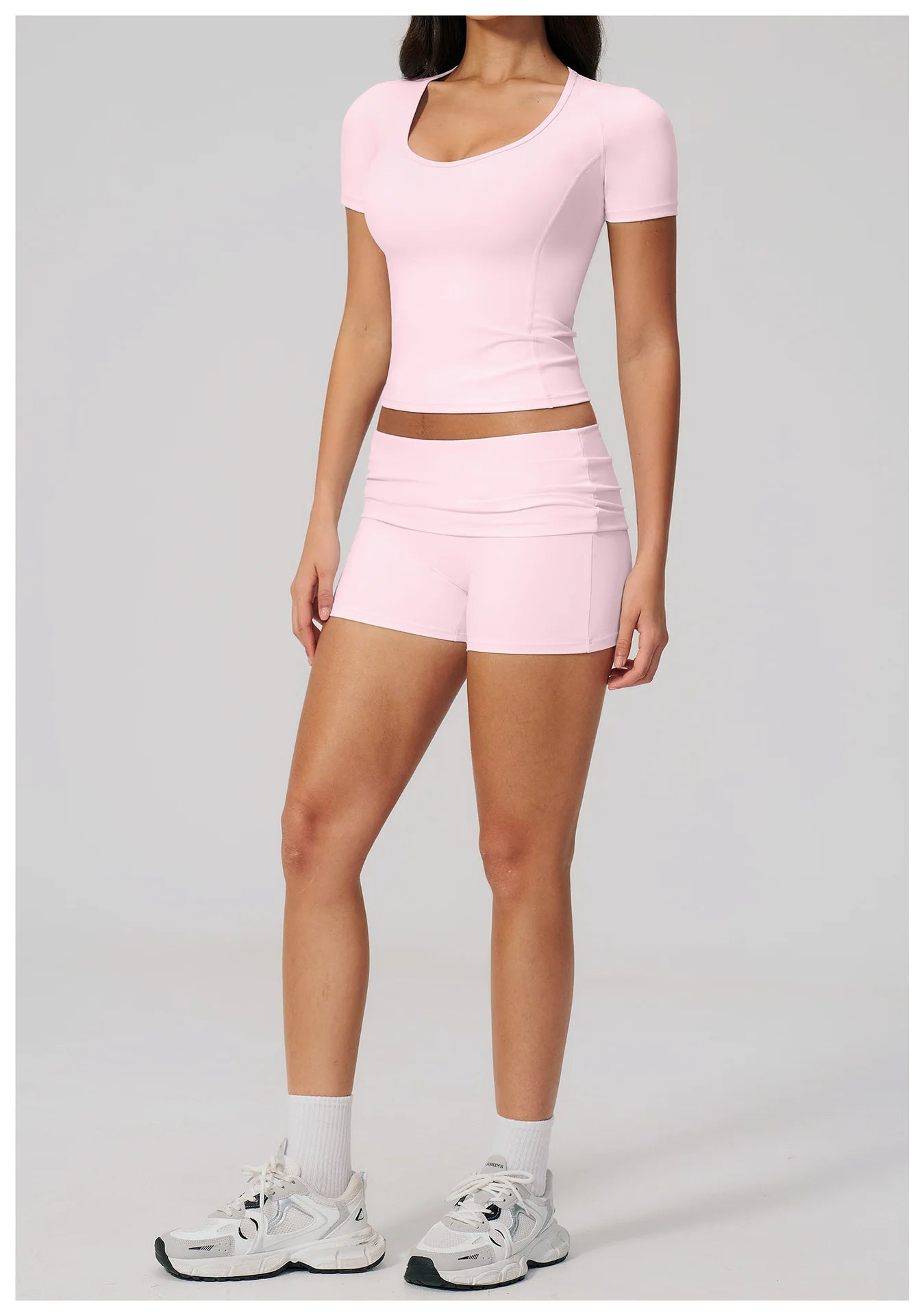 Summer 2PCS Tracksuits Yoga Suit Female Fitness Suit Running Workout Tops Shockproof Crop Sports Top Athletic Wear Sports Suit